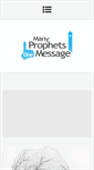 Mobile Screenshot of manyprophetsonemessage.com